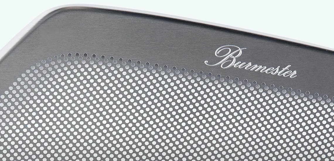 PVD coated etched speaker grill