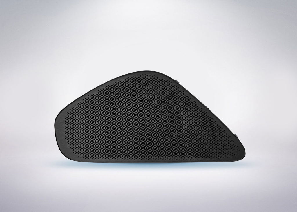 chemically etched speaker grille